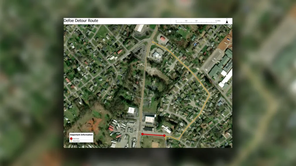 defoe circle road closure copy